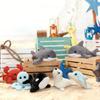 6Pcs Sea Animal Plush Toys Ocean Stuffed Animals 10'' Plush Whale Shark Turtle Seal Orca Octopus Party Favors Classroom Gifts