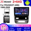 2din Android Car Radio For Peugeot 406 1999-2005 Мультимедийный Плеер Стерео Навигация GPS Carplay Авто Аудио WIFI Головное Устройство