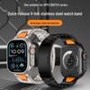Быстросъемный стальной бизнес-браслет H-звеньев для Apple Watch Ultra 3 / Apple Watch 11