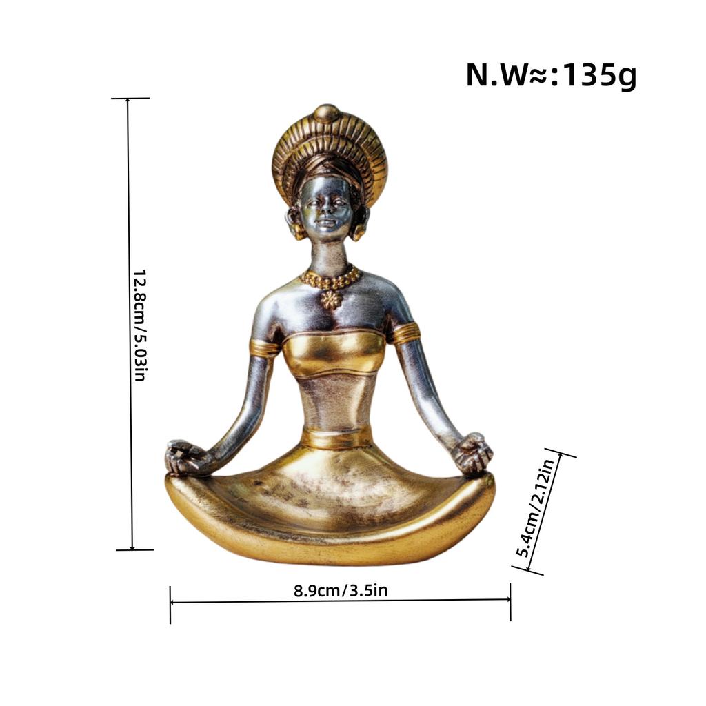 Простые абстрактные украшения для дома и студии йоги, украшения для йоги из смолы, подарочные украшения, украшения для свадебной комнаты