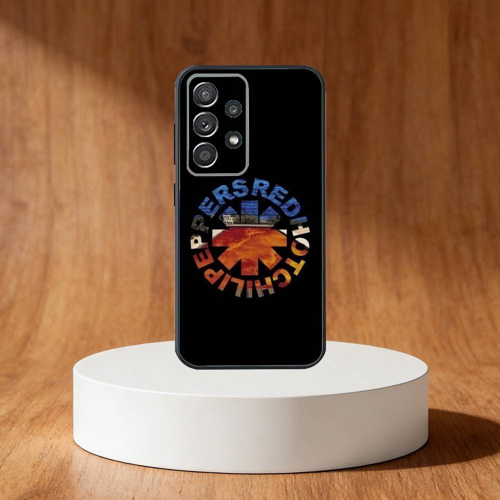 Red Hot C-Chili Peppers Band Phone Case For Samsung S25,S24,S21,S22,S23,S30,Ultra,S20,Plus,Fe,Note,10,9,5G Black Cover