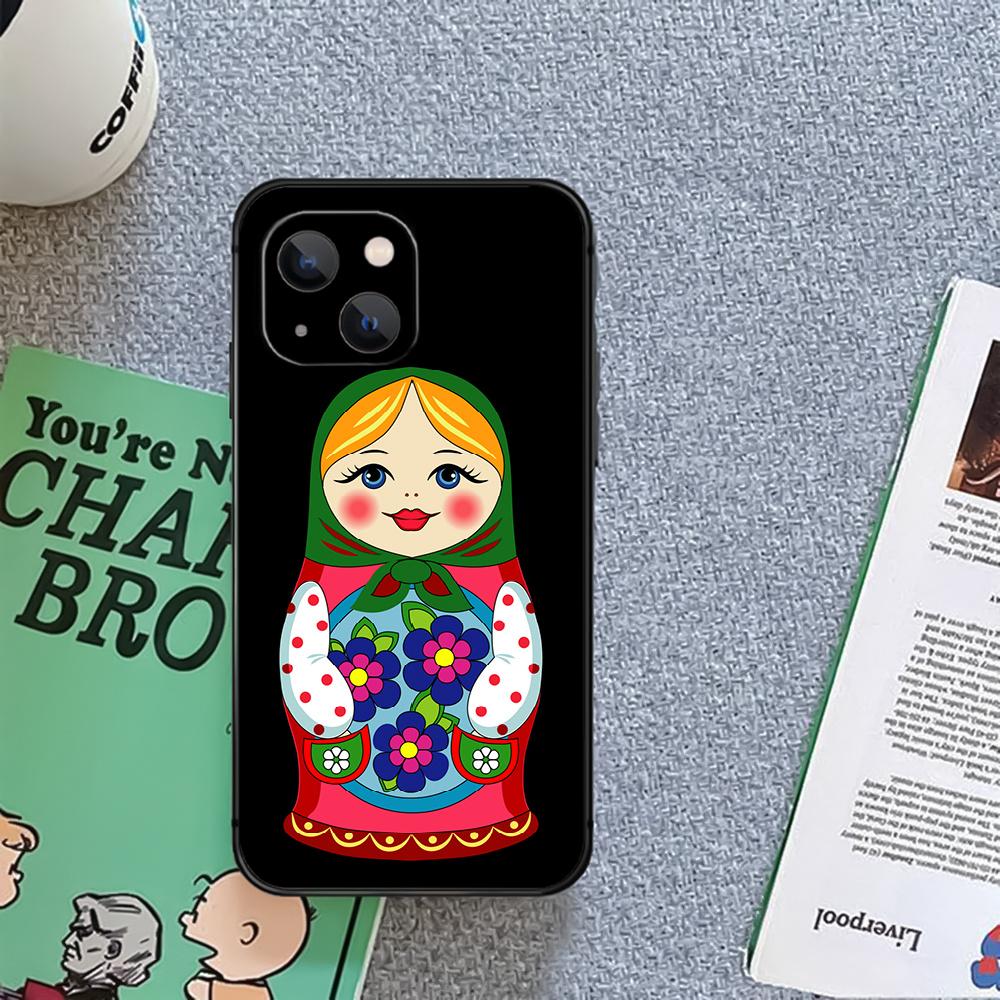 Чехол для телефона с русской матрешкой, чехол для Iphone Xiaomi Mi Samsung Galaxy Redmi Note AS 11 12 13 14 15 22 23 24 5G Pro Plus Max Fe Ultra