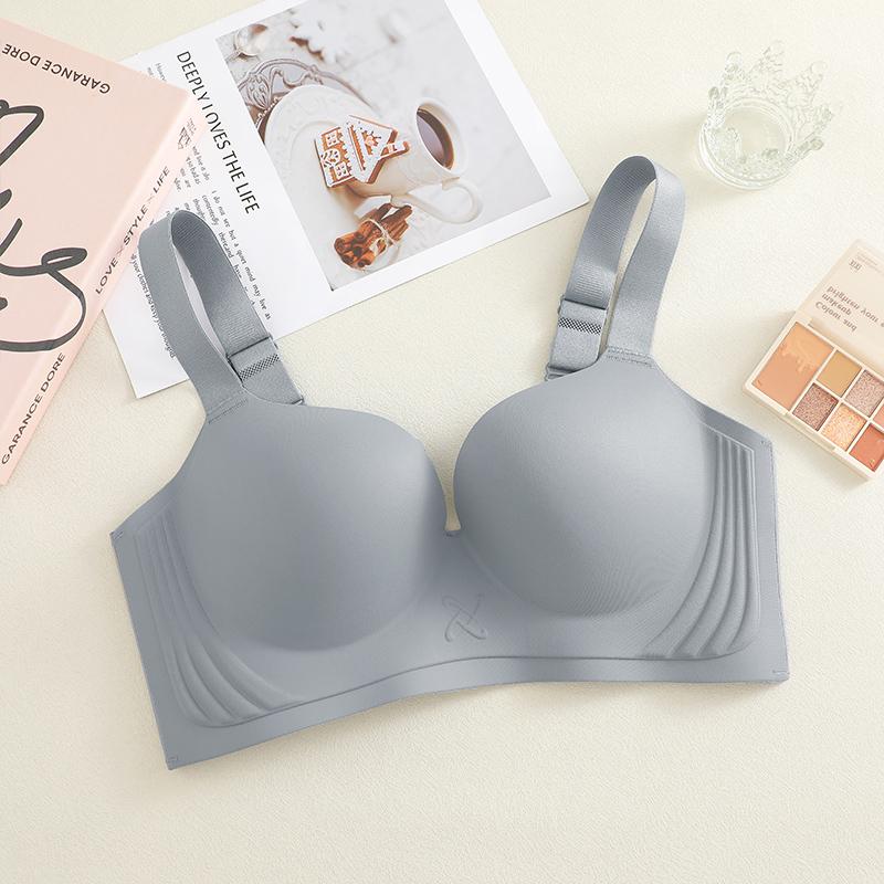 Женские бесшовные бюстгальтеры, беспроводное нижнее белье, бюстгальтер Push Up, сексуальный бюстгальтер с глубоким V-образным вырезом, женский тонкий невидимый бюстгальтер с регулируемой бретелькой, нижнее белье