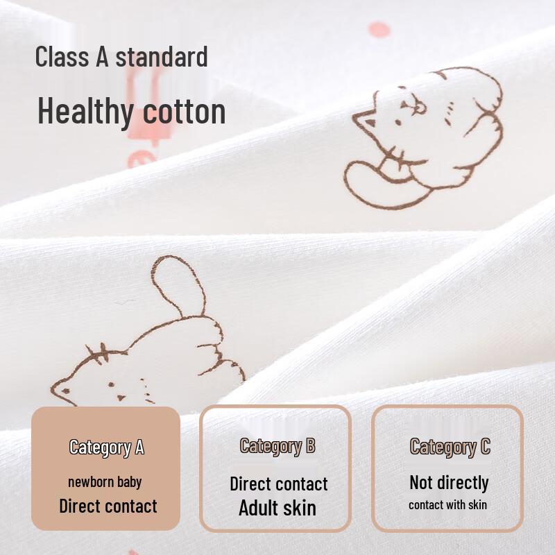 LANGSHA Girls' Pure Cotton Antibacterial Briefs 4-Pack