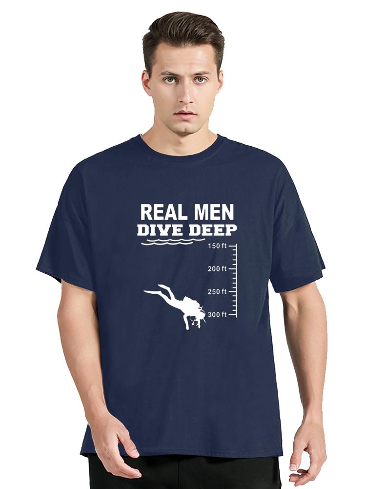 New Scuba Diving T Shirt Unisex Cotton Summer Fashion Tees Short Sleeve Diver Tshirts Tops Clothes Oversized Tshirt Casual Tees