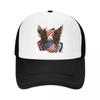 Классическая унисекс USA Eagle Американский флаг Trucker Hat Взрослая регулируемая бейсболка для унисекс WoUnisex Открытые кепки Snapback