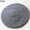 Классический однотонный зимний берет во французском стиле, шляпа художника, повседневная женская кепка, подарок