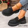 Women's Winter Furry Slip-Resistant Platform Sneakers/Boots - Thick Platform Height Increase