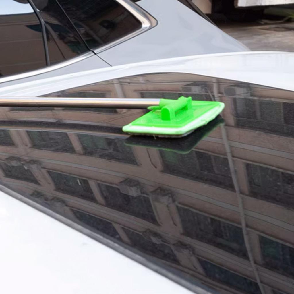 Швабра для мытья окон с длинной ручкой, инструмент для чистки лобового стекла, аквариума, автомобильного внутреннего стекла, стеклоочистителя для ванной комнаты, кухни, столешницы, стеклянных стен, окон