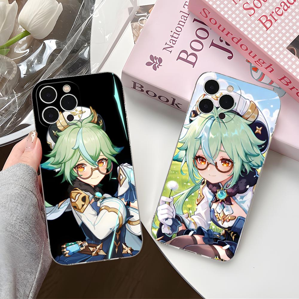 Игровой чехол GI Sucrose Clear TPU для iPhone 17 16 15 14 13 12 11 X XR XS Air Pro Max Plus Mini, цветная крышка