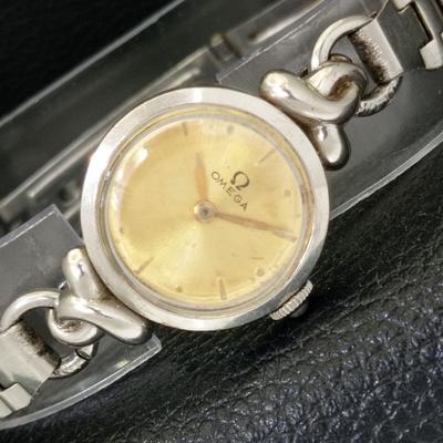 Б/у часы ART DECO WINDING OMEGA 15 JEWELS швейцарские женские оригинальные часы с циферблатом a432232-2