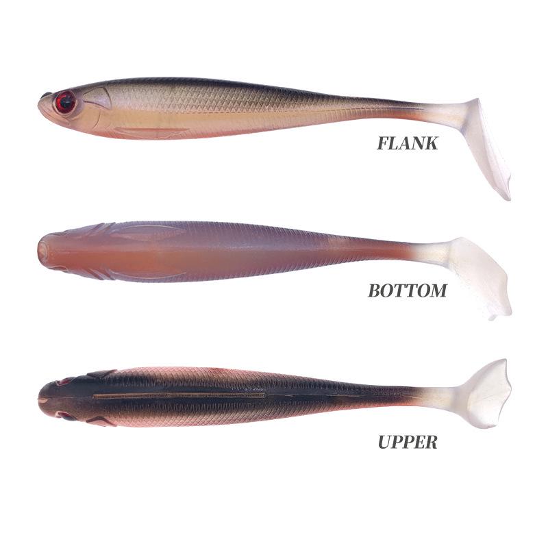 Мягкая приманка 9,5 см/5,8 г Duck Foot T-Tail PVC для пресноводной и морской рыбалки