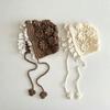 Lace Children Knitted Cap Flower Girls Bonnet Hat New Baby Hats  Headwear