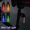 Bike Tail Light LED Rear Lamp Warning Lights Waterproof Bicycle Lights USB Rechargeable