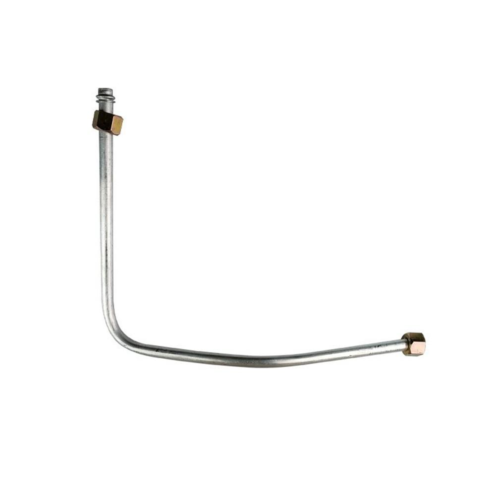 Air Compressor Parts Outlet Tube Pump Tank Replacement 10 X 435mm Silver Tone