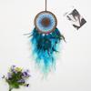 Feather Halloween Style Dream Catching Net Pendant Crochet Crochet Decorative Nordic Props