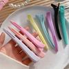 Colorful Duckbill Clip Makeup Artist Special Barber Shop Mega Star Hairdressing Positioning Clip Ripple Clip Fluffy Clip