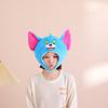 Halloween Blue Cat Hood Hat, Photo Props, Photo Props, Cartoon Headgear, Performance Props