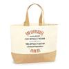 Sac Cabas - PLANETEE - Une Chrystelle Aussi Géniale Oublier - Jute & Coton - Beige - Imprimé En France