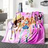 1 шт. Фланелевое одеяло Winx Club Friendship для Супер Мягкого Милого Уюта, Одеяло для Путешествий, Постельное белье, Диван, Диван-кровать Y73021