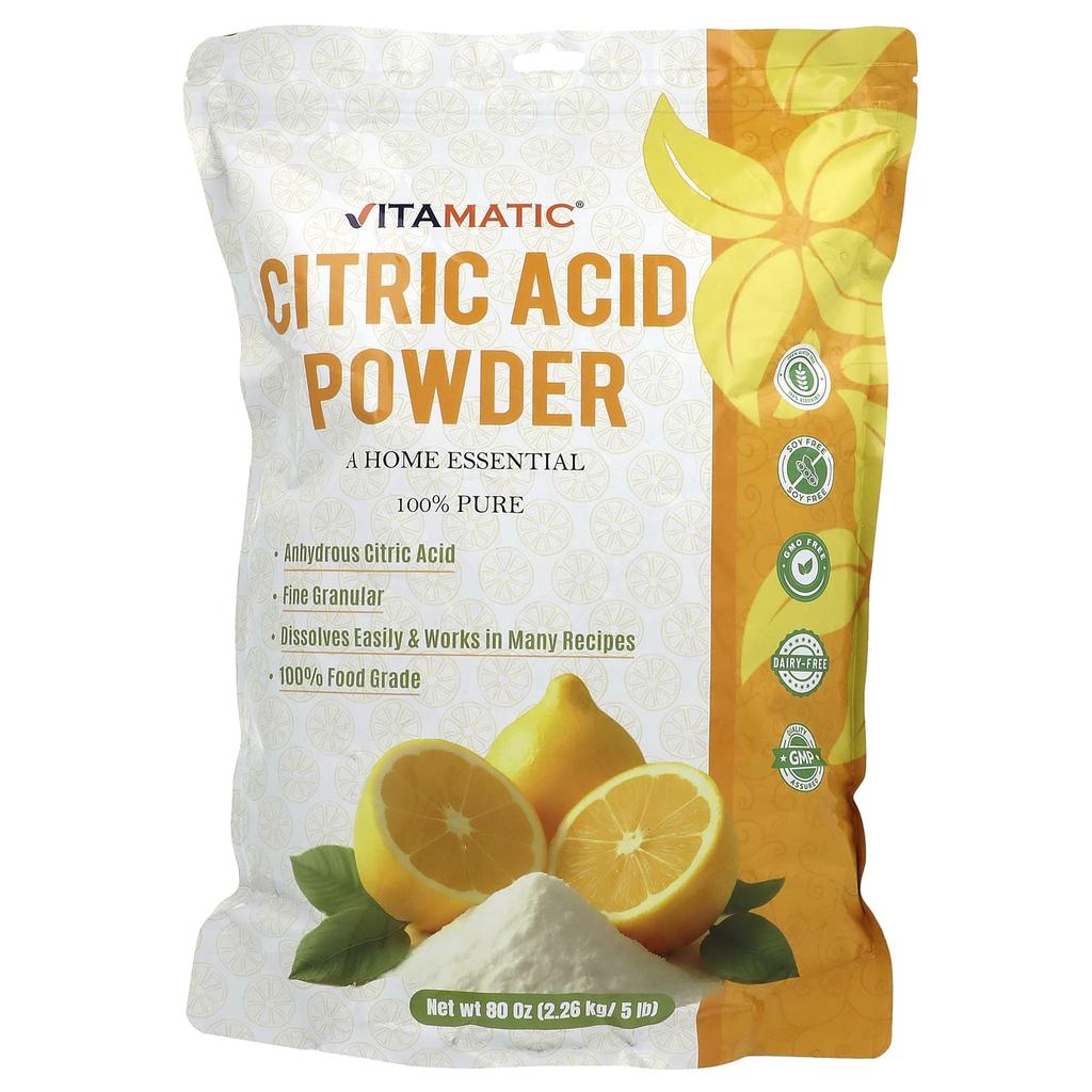 Vitamatic, Citrus Acid Powder, , 2.26kg(80oz)