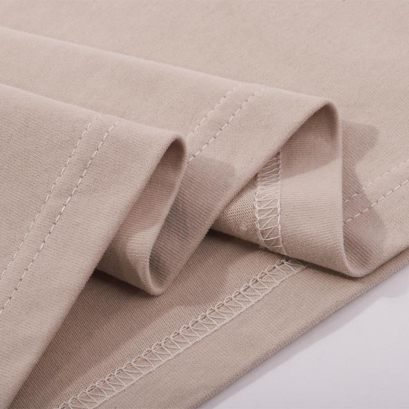 Zirunking Футболки унисекс, топы, футболки, однотонные топы, 100% хлопок, длинный рукав, уличная одежда, мягкие повседневные футболки, футболки с круглым вырезом SHUMIAN