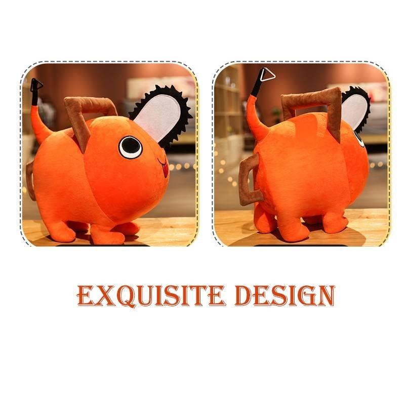 Handcrafted Chainsaw Man Pochita Plush Toy Stuffed Doll Irresistibly Soft Short Plush 10/25/40cm Throw Pillow Kids Birthday Xmas Gift