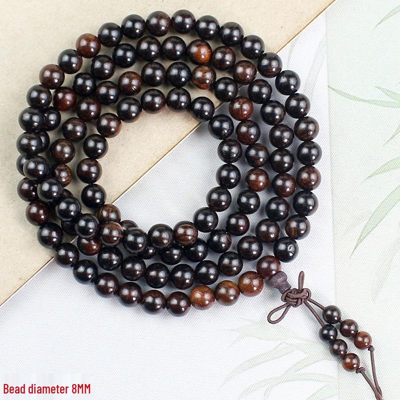 Деревянные браслеты из бусин сандалового дерева - 108 бусин, унисекс украшения для пар