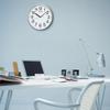 Seiko Clock Wall Clock, Radio Controlled, Analog, Silver Metallic, KX230S