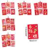 6Pcs Thickened Snake Year Red Envelope Bag Cartooon 2025 Red Pocket  New Year's Eve