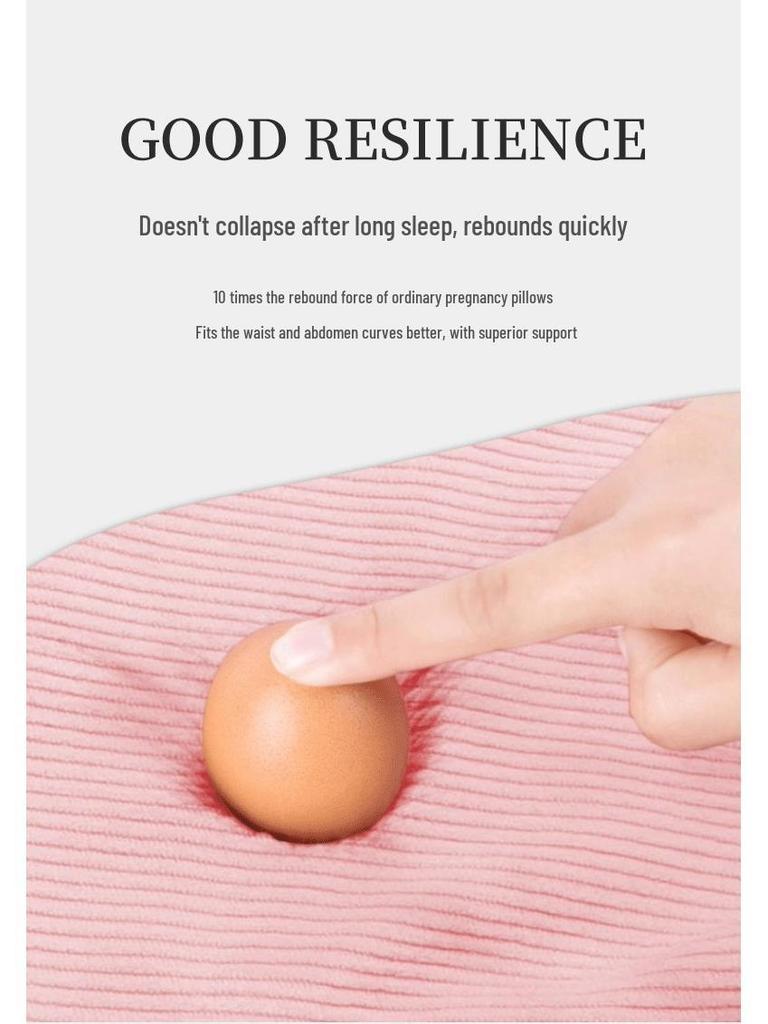 Подушка для беременных U-образной формы с поддержкой живота и спины для спящих на боку