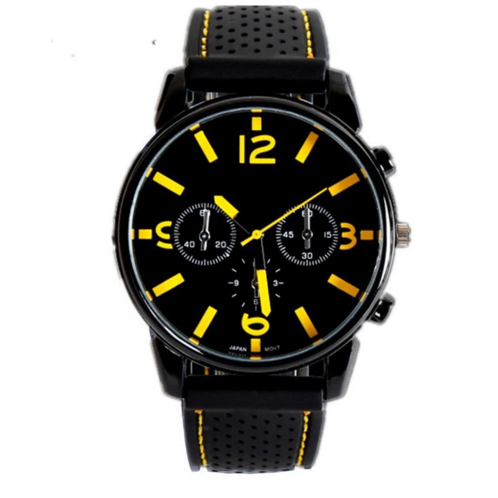 Men's Waterproof Luminous Running Alarm Clock Watch