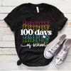 Женские топы 100 дней школы с принтом High Street Trendy Fashion Casual Cotton T Shirts Womens