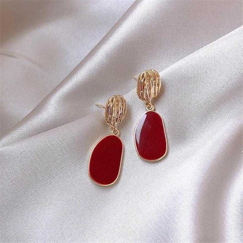 Korean Heart Drop Earrings For Women Girl Romantic Valentine's Day Gift Fashion Jewelry Trend Hanging Pearl Cute Bowknot Earring
