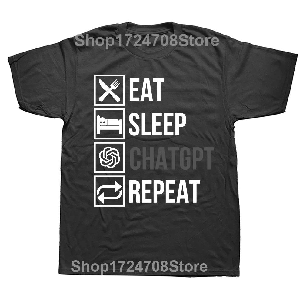 Vintage Unisex T Shirt ChatGPT Chat GPT Developer Programmer Coder Artwork Tee Men Streetwear Male Gift Tops