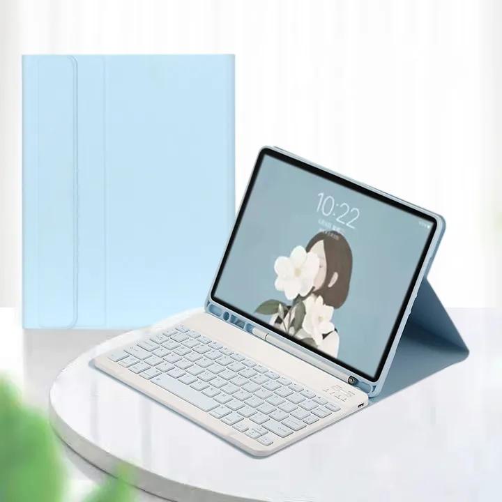 For iPad Air 11 Keyboard Case Hebrew Spanish Teclado Funda For iPad Air 6 Cover M2 Air 11 M3