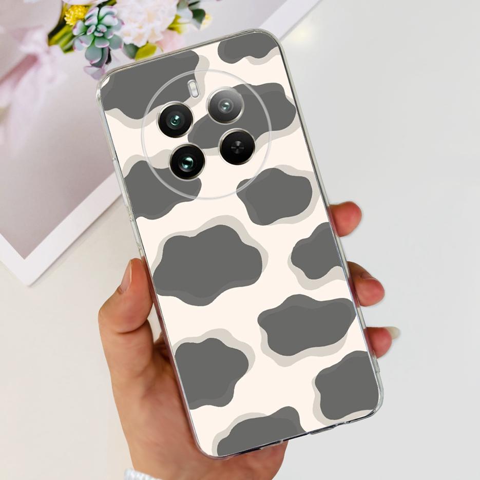 Чехол для Realme 12 Pro Plus RMX3840 Роскошный Расписной Чехол Мягкий Силиконовый Чехол для Телефона Для Realme 12 Pro Realme12 Pro+ Fundas Бампер