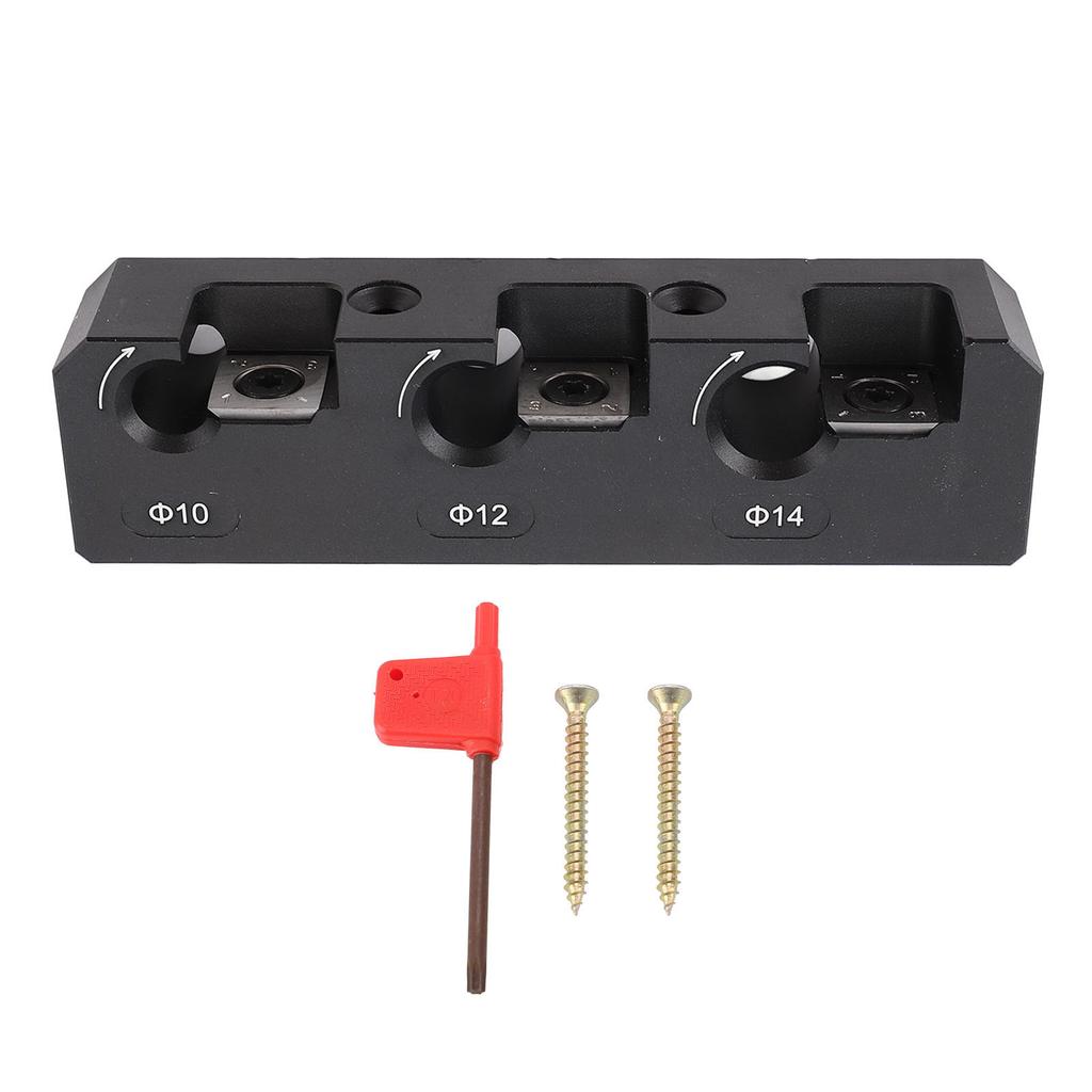 Набор приспособлений для изготовления шкантов 10 12 14 мм, приспособление для шкантования из алюминиевого сплава, резак для шкантов для деревообрабатывающих проектов