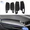 4 шт. для VW Golf 7 MK7 2014 2015 2016 2017 2018 салона автомобиля дверная ручка подлокотник панель кожаный чехол из микрофибры защитный