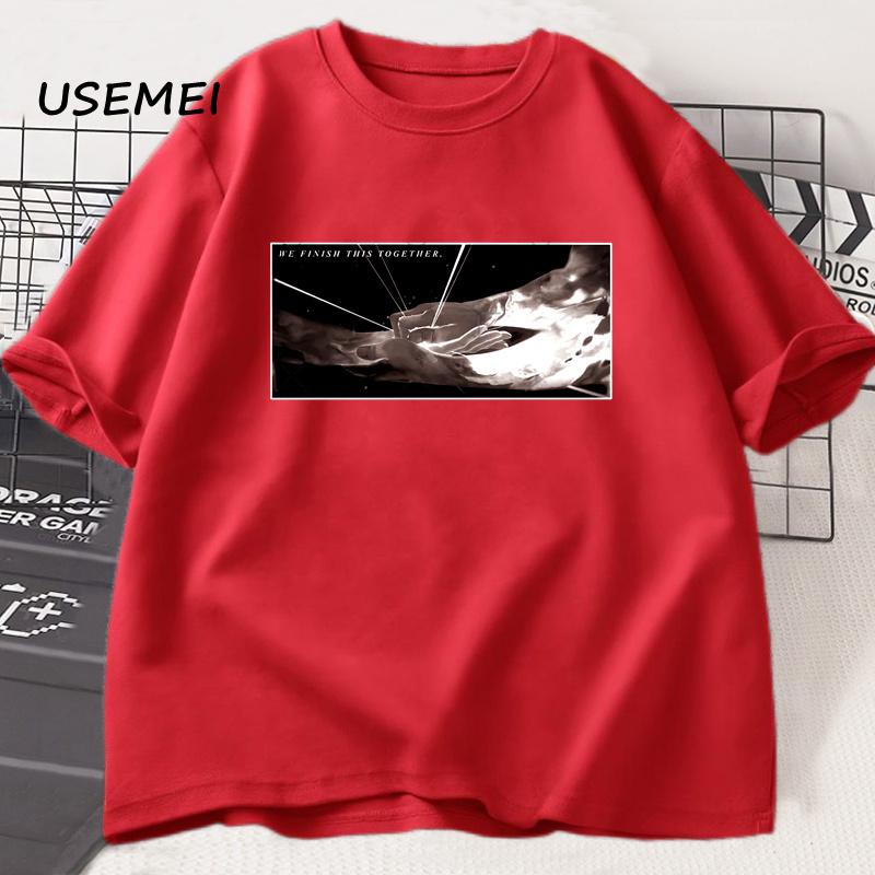 Jayvik Tshirt Unisex Unisex Vintage Jayce X Viktor Arcane T Shirt Casual Short Sleeve Tshirt Cotton Slim Tees Streetwear