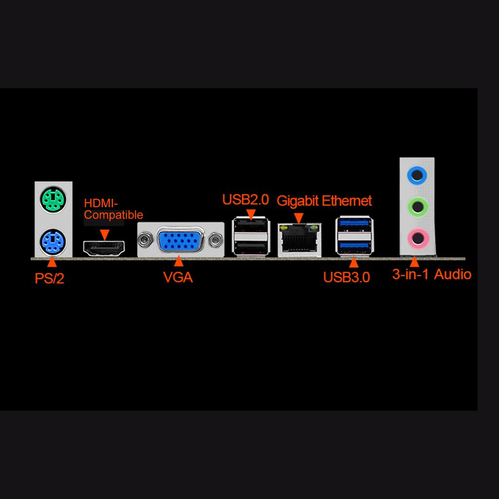 JINGSHA LGA 1151 Intel Socket LGA1151 Процессоры для настольных ПК Материнская плата 2*DDR4 До 32 ГБ 1*Слот PCIE3.0 x16 Для дома