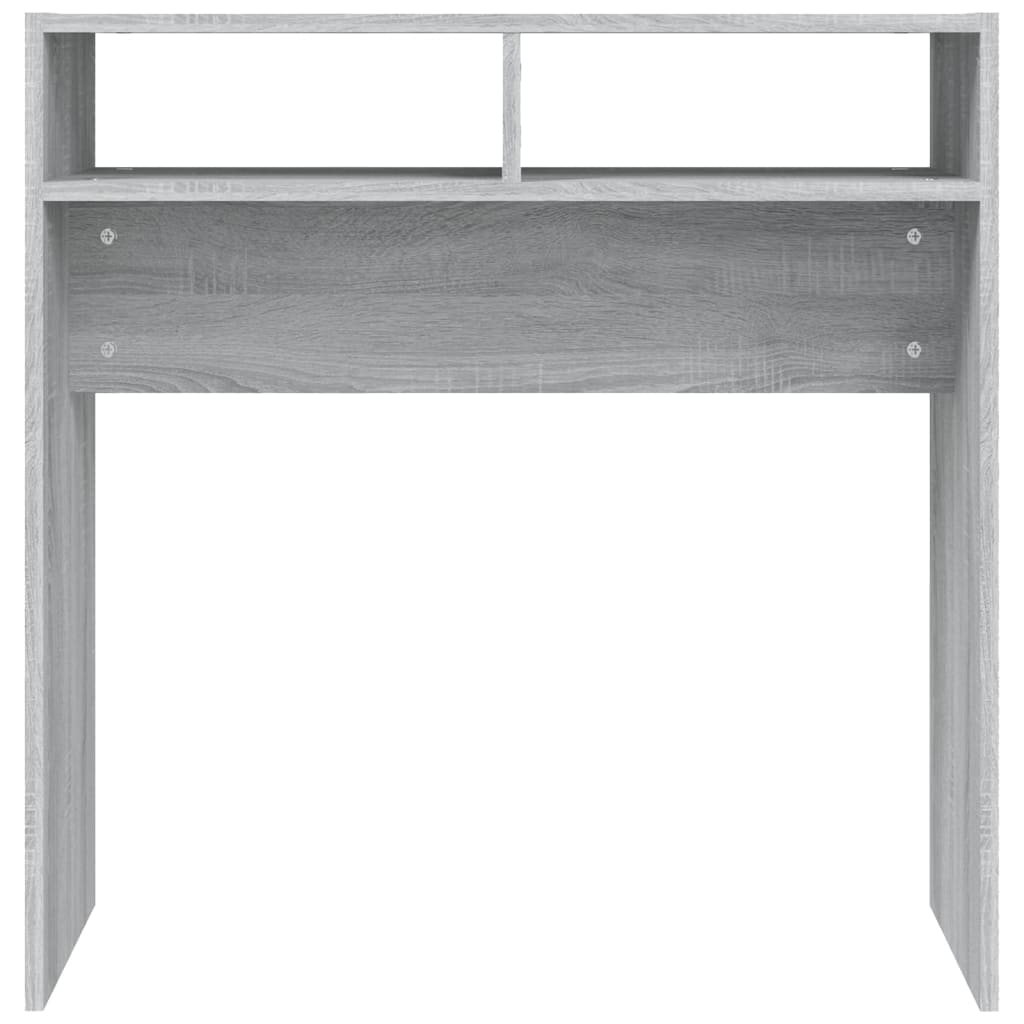 Console Table Grey Sonoma 78 x 30 x 80 cm Particleboard