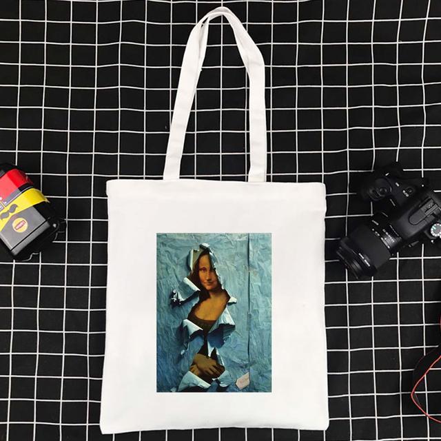 Высококачественная большая вместительная холщовая сумка-тоут, забавная складная женская сумка из полиэстера, складные сумки на плечо