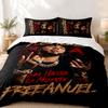 Anuel AA Custom Name 3pc set Perfect for bedroom use Comfortable bedding set includes a duvet cover and two pillowcases Ideal birthday or Christmas gi