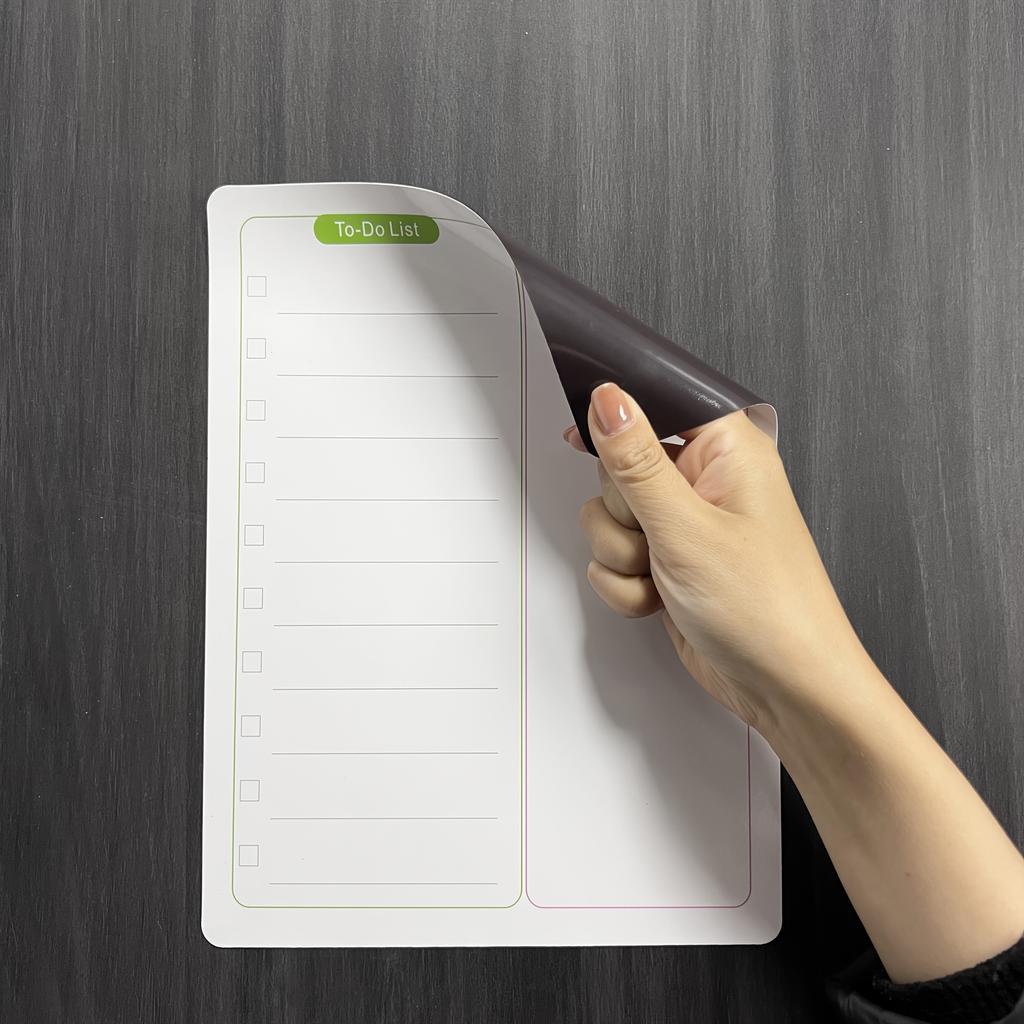 1 шт. Магнит на холодильник с еженедельным планом, стираемый и пригодный для письма, напоминание о домашнем расписании, запись рецептов для холодильника, настенный органайзер