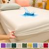 New Waterproof Mattress Cover Mattress Protector Bed Cover Elastic Fitted Sheet Breathable Double Bed Dust Mite