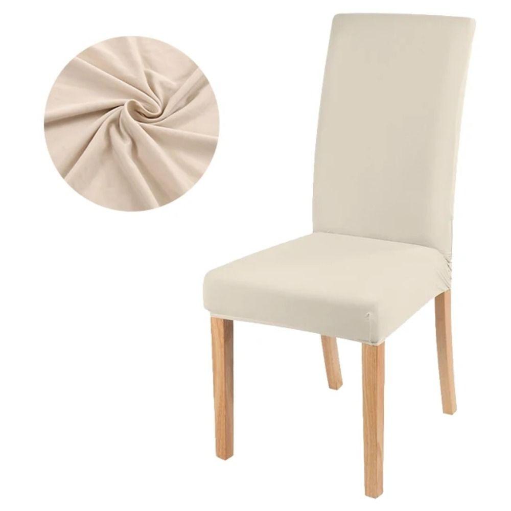 Elastic Chair Cover Waterproof Chair Slipcover Protector Anti-dirty Seat Cover Dining Room Kitchen