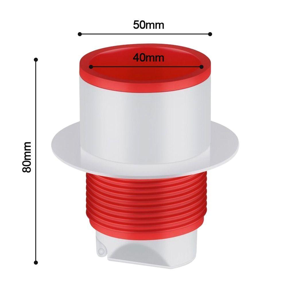 Одноходовой клапан Устройство для слива в полу Уплотнительное кольцо канализационной трубы Принадлежности для стиральной машины в ванной комнате