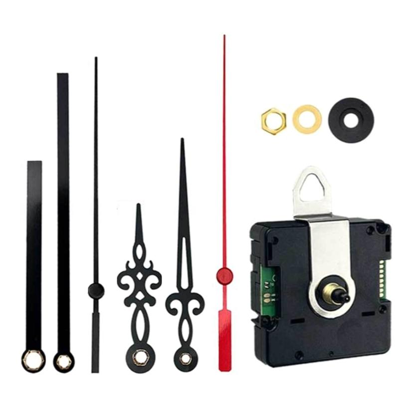 Wireless Clock Movement for DIY Time Calibration (1 Piece) Accurate Second Hand, Convenient Installation, Modern Look