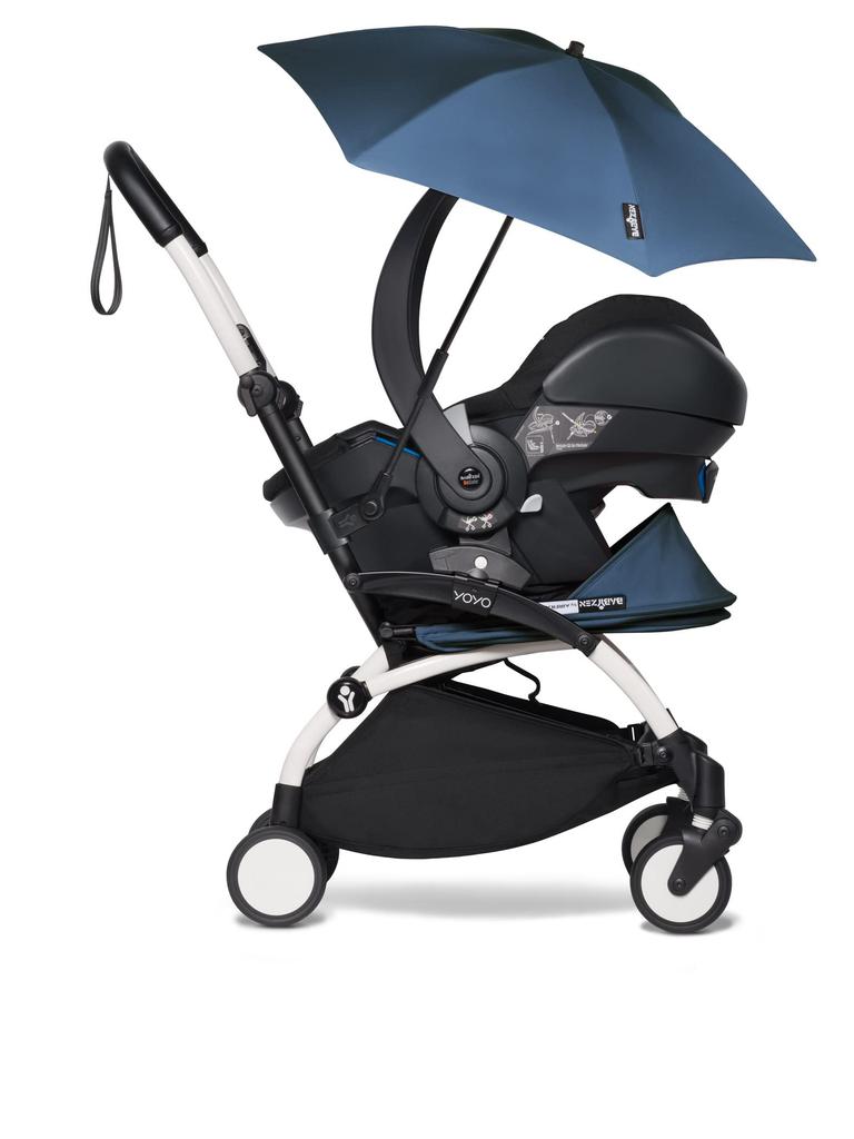 Stokke YOYO Accessory Navy Stroller Sunshade UPF Light Available In Various Easy (Official) Parasol, Blue, Accessory, Cover, 50+ Protection, Blocking,